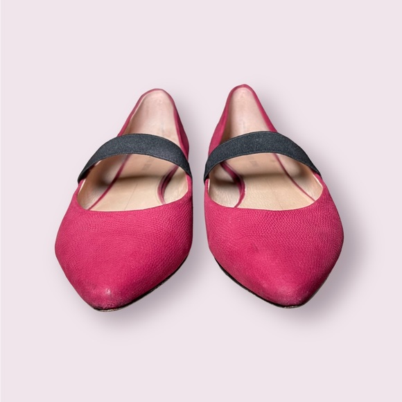 Gianni Bini Lawver Ballet Burgundy Flats Size Women’s US 7.5 - Picture 2 of 9